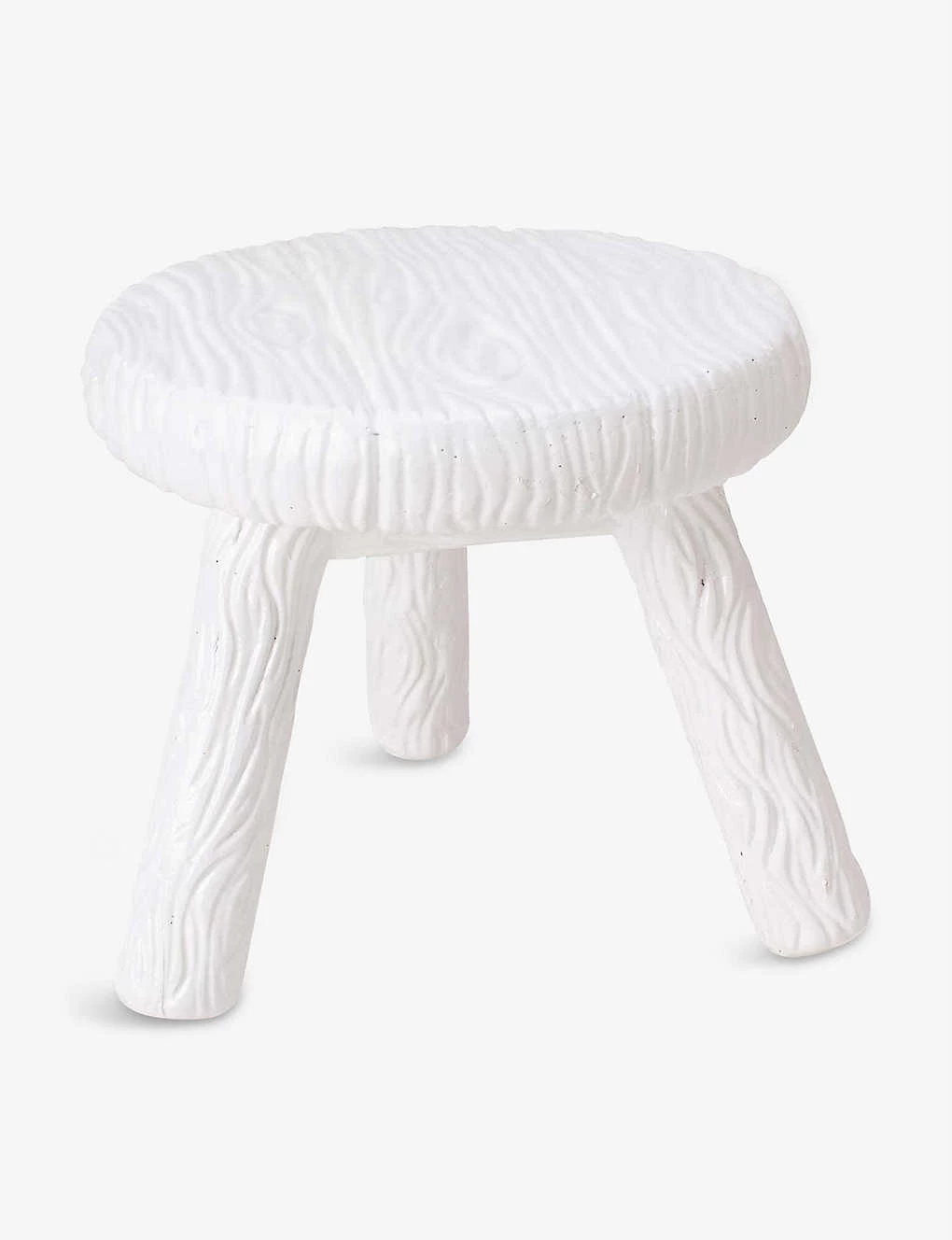 SELETTI Milk Fibreglass Stool 35cm 3 SELETTI Milk Fibreglass Stool 35cm