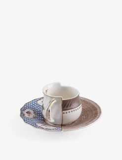 SELETTI Hybrid Djenne Porcelain Coffee Cup And Saucer -SELETTI Cheap Deals unnamed file 333