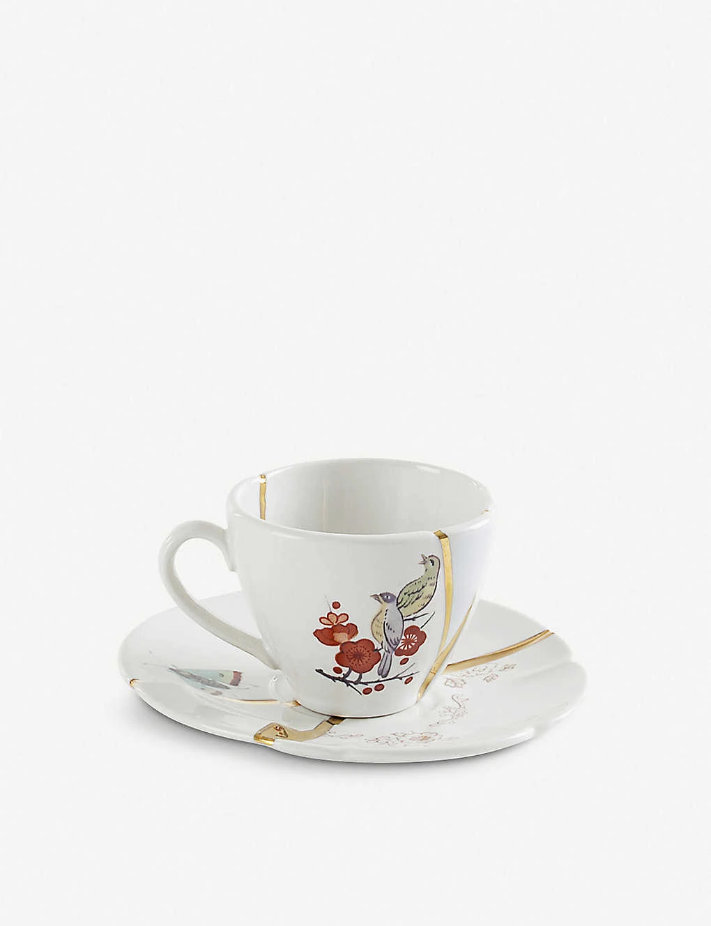 SELETTI Kintsugi N2 Porcelain Coffee Cup And Saucer 5 SELETTI Kintsugi N2 Porcelain Coffee Cup And Saucer - Imagen 3