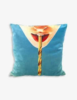 Seletti Wears TOILETPAPER Drill Cushion Cover 50cm X 50cm