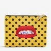 Seletti Wears Toiletpaper Sh*t-print Faux-leather Case 21cm X 15cm
