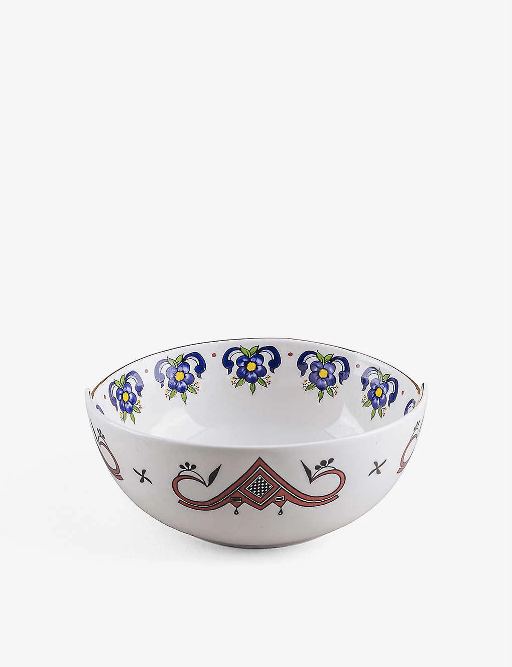 SELETTI Hybrid Tiwanaku Abstract-pattern Bone-china Porcelain Bowl 6 SELETTI Hybrid Tiwanaku Abstract-pattern Bone-china Porcelain Bowl - Imagen 4