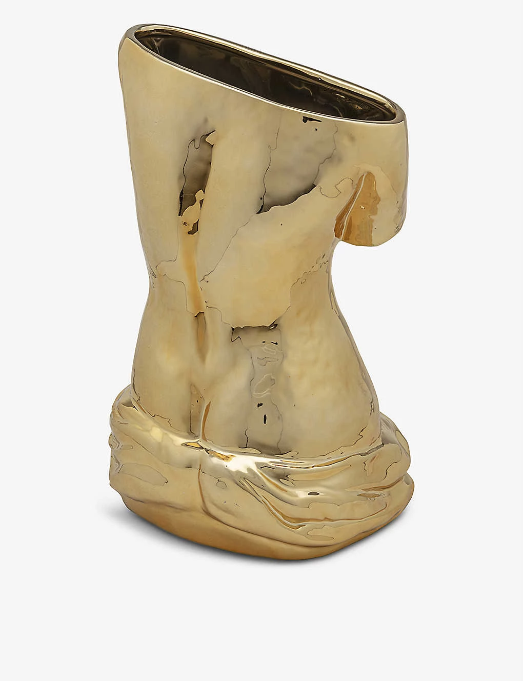 SELETTI Milo Metallic Ceramic Vase 37cm 4 SELETTI Milo Metallic Ceramic Vase 37cm - Imagen 2