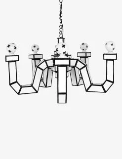 SELETTI Cut 'N' Paste Recycled-cardboard Chandelier 90cm