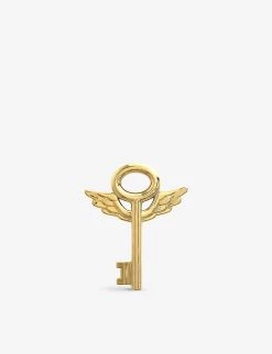 SELETTI Freedom Key Gold-tone Porcelain Decoration 50cm