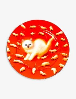 Seletti Wears TOILETPAPER Kitten Porcelain Plate 27cm