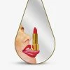 Seletti X TOILETPAPER Tongue Glass Mirror 80.5 X 45cm