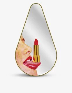 Seletti X TOILETPAPER Tongue Glass Mirror 80.5 X 45cm