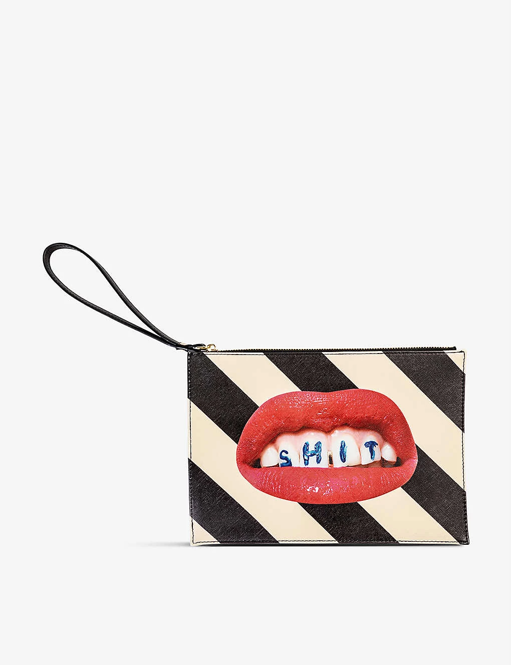 Seletti Wears TOILETPAPER Sh*t Printed Canvas Pouch 3 Seletti Wears TOILETPAPER Sh*t Printed Canvas Pouch