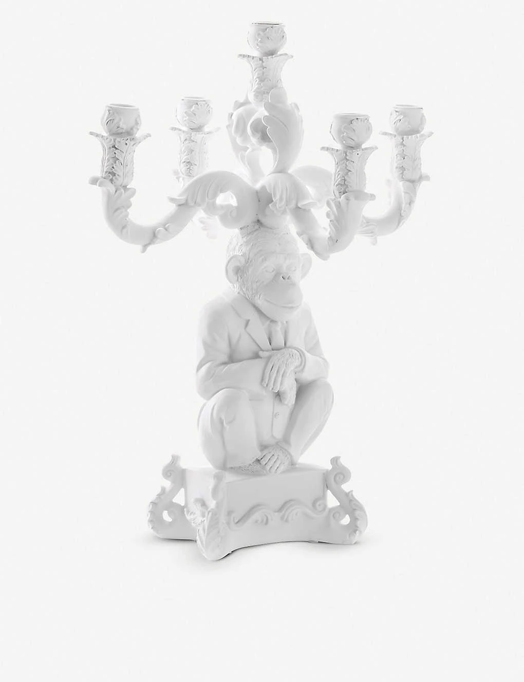 SELETTI Chimp Polyresin Candle Holder 48cm 5 SELETTI Chimp Polyresin Candle Holder 48cm - Imagen 3