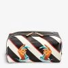Seletti Wears TOILETPAPER Striped Canvas Wash Bag