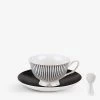 SELETTI Lady Tarin Bellona Striped Teacup Set
