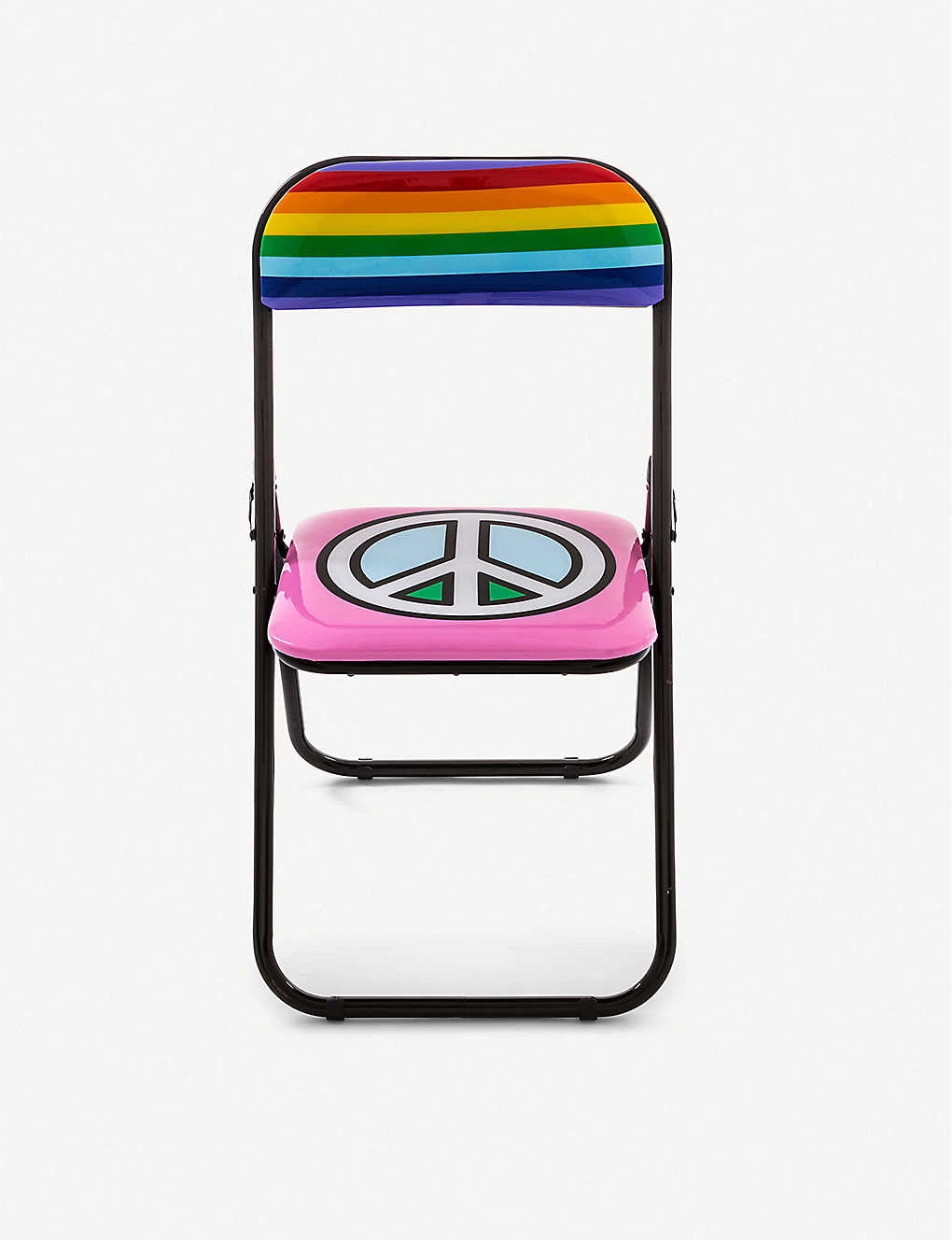 SELETTI Peace Metal And PVC Folding Chair 46cm None 3 SELETTI Peace Metal And PVC Folding Chair 46cm None