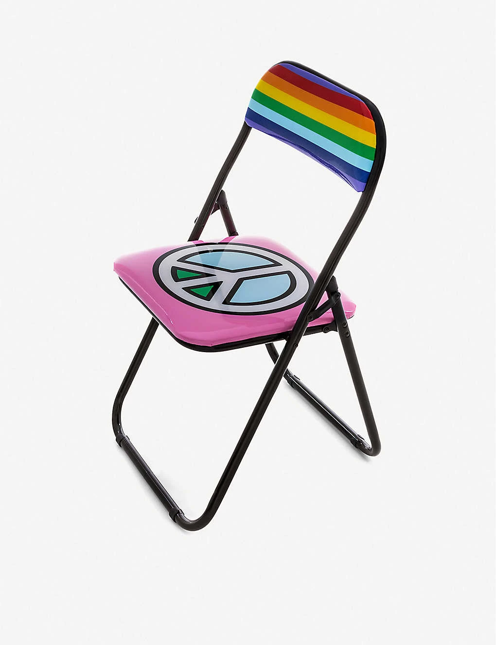 SELETTI Peace Metal And PVC Folding Chair 46cm None 6 SELETTI Peace Metal And PVC Folding Chair 46cm None - Imagen 4