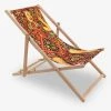 Seletti Wears Toiletpaper Lady On Carpet Foldable Deckchair 87cm X 58cm