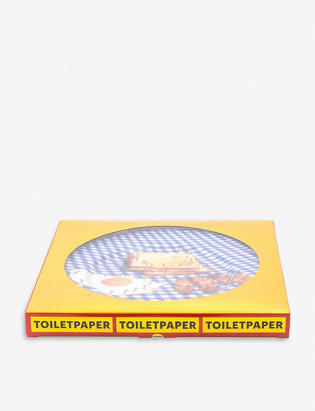 SELETTI Toiletpaper Breakfast Print Porcelain Plate 27cm 3 SELETTI Toiletpaper Breakfast Print Porcelain Plate 27cm