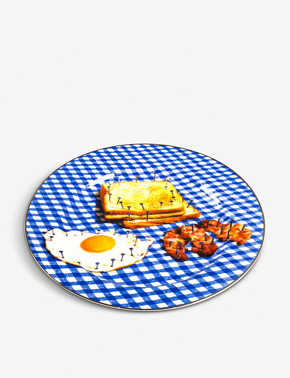 SELETTI Toiletpaper Breakfast Print Porcelain Plate 27cm 5 SELETTI Toiletpaper Breakfast Print Porcelain Plate 27cm - Imagen 3