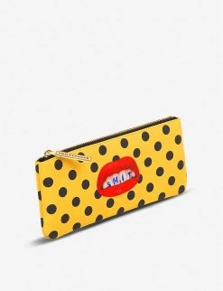 Seletti Wears Toiletpaper Sh*t-print Faux-leather Pencil Case -SELETTI Cheap Deals unnamed file 526