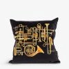 SELETTI Trumpets Graphic-print Woven Cushion Cover