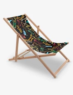 Seletti Wears Toiletpaper Snakes Foldable Deckchair 87cm X 58cm