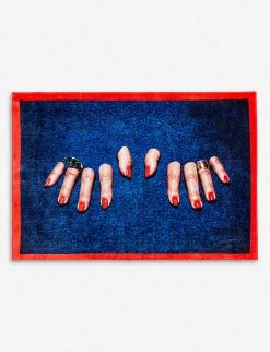 SELETTI Fingers Woven Rug 280 X 200 Cm