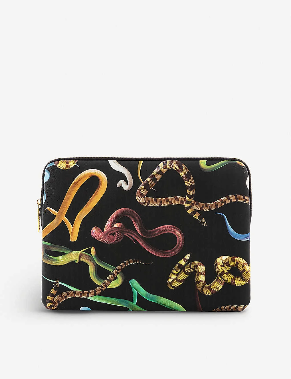 Seletti Wears TOILERPAPER Snake-print 13” Canvas Laptop Case 34cm X 25cm 3 Seletti Wears TOILERPAPER Snake-print 13” Canvas Laptop Case 34cm X 25cm