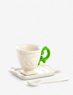 SELETTI I-Wares Porcelain Coffee Set