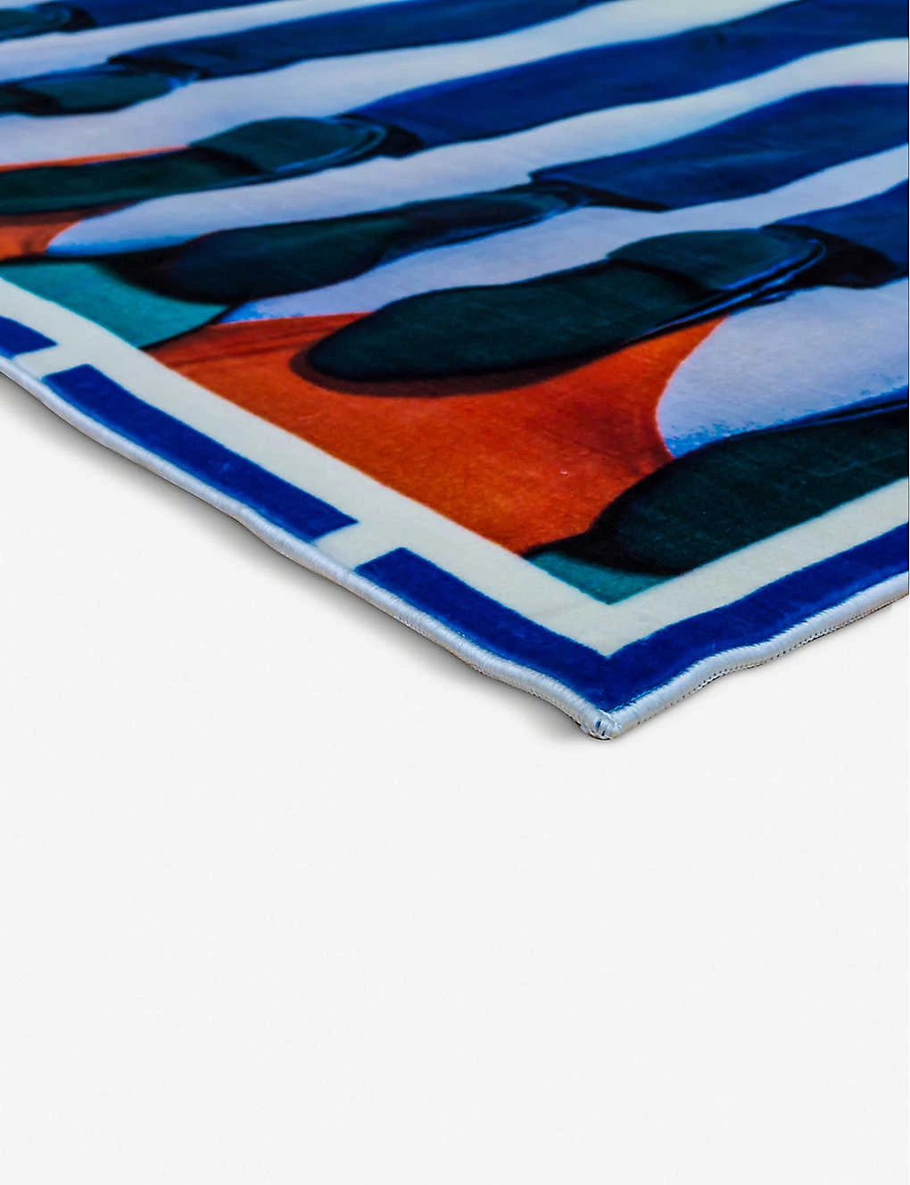 SELETTI Graphic-print Woven And Cotton-blend Rug 194cm X 280cm 4 SELETTI Graphic-print Woven And Cotton-blend Rug 194cm X 280cm - Imagen 2