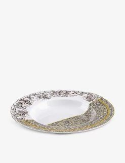 SELETTI Hybrid Agroha Printed Porcelain Soup Bowl 25.4cm