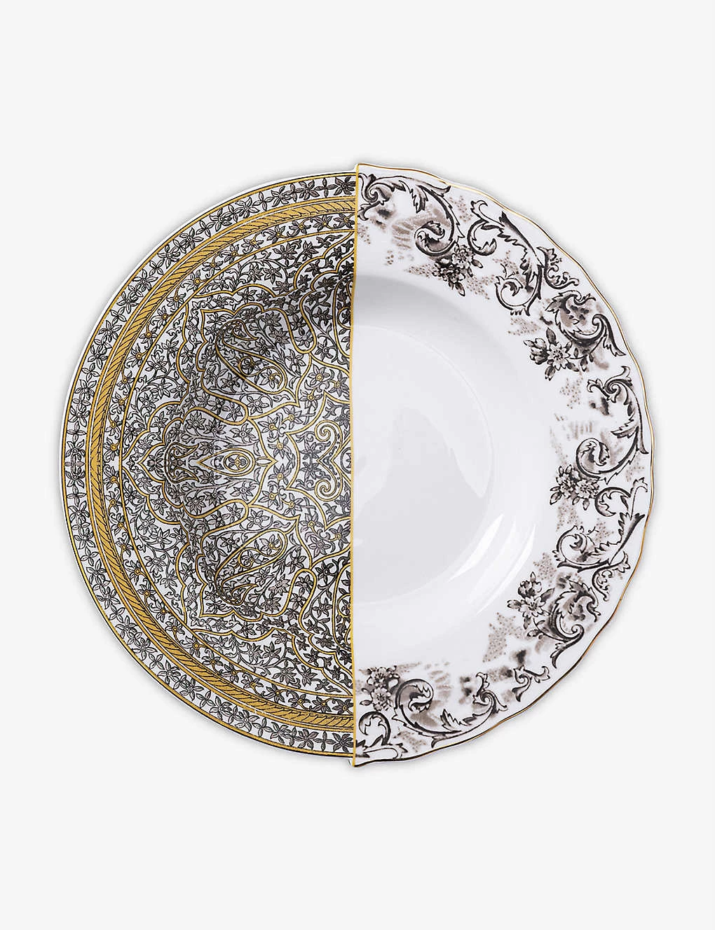 SELETTI Hybrid Agroha Printed Porcelain Soup Bowl 25.4cm 4 SELETTI Hybrid Agroha Printed Porcelain Soup Bowl 25.4cm - Imagen 2