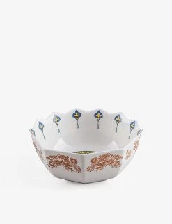 SELETTI Hybrid Aror Abstract-pattern Bone-china Porcelain Bowl