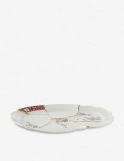 SELETTI Kintsugi Porcelain Tray