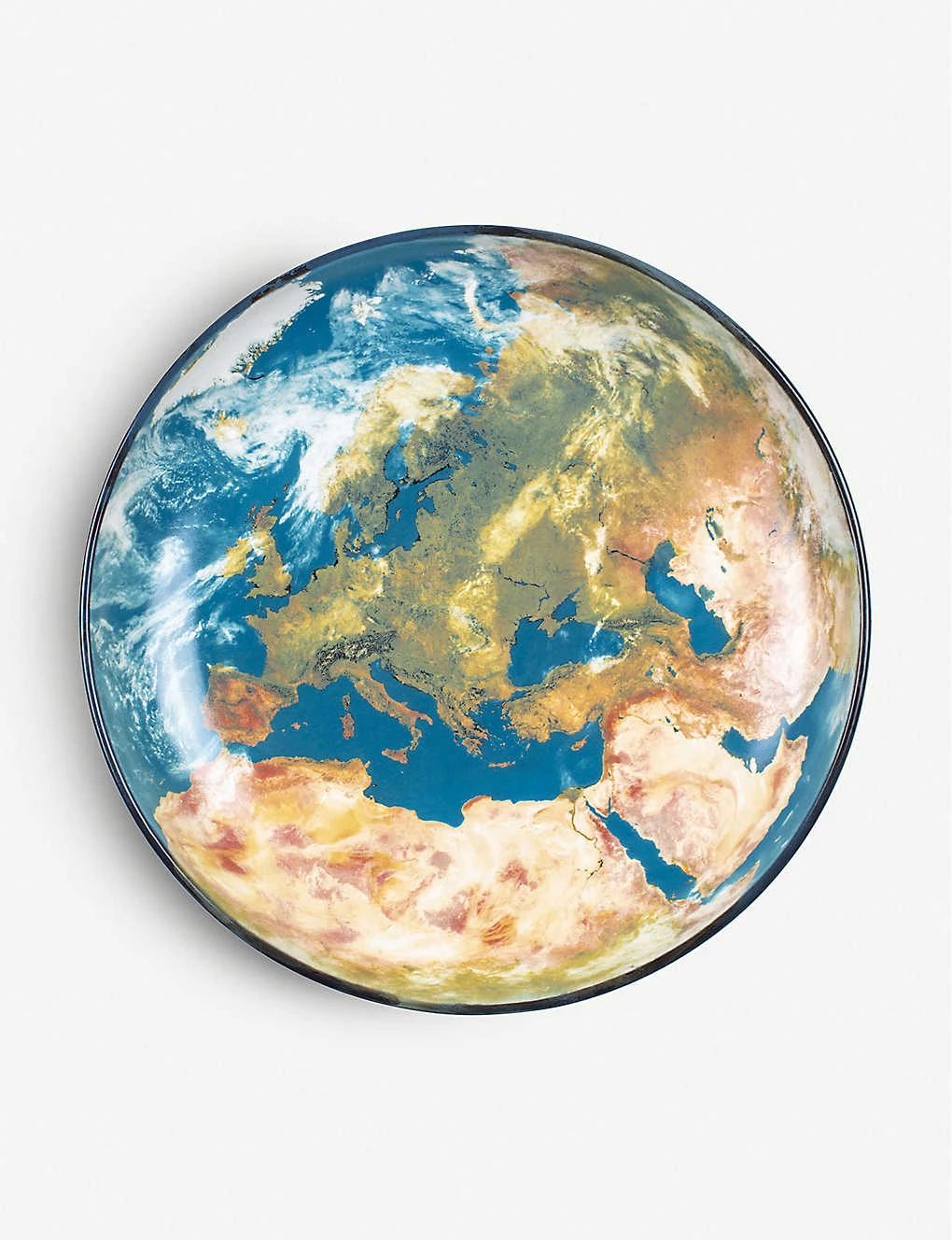 Seletti X Diesel Living Cosmic Diner Earth Porcelain Dinner Plate 32cm 4 Seletti X Diesel Living Cosmic Diner Earth Porcelain Dinner Plate 32cm - Imagen 2