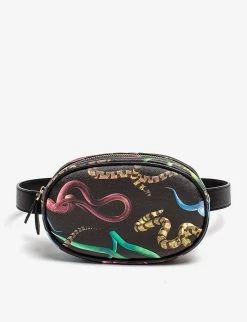 Seletti Wears TOILETPAPER Snakes Faux-leather Belt Bag For Womens