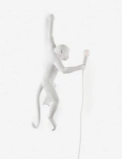 SELETTI Hanging Monkey Resin Lamp 37cm