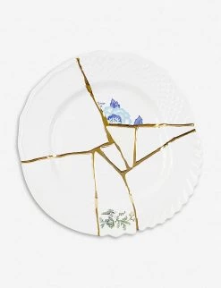 SELETTI Kintsugi N3 Porcelain And 24ct Gold Dinner Plate 27cm -SELETTI Cheap Deals unnamed file 672