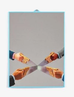 SELETTI Saws Glass Mirror 29.5cm X 22.5cm