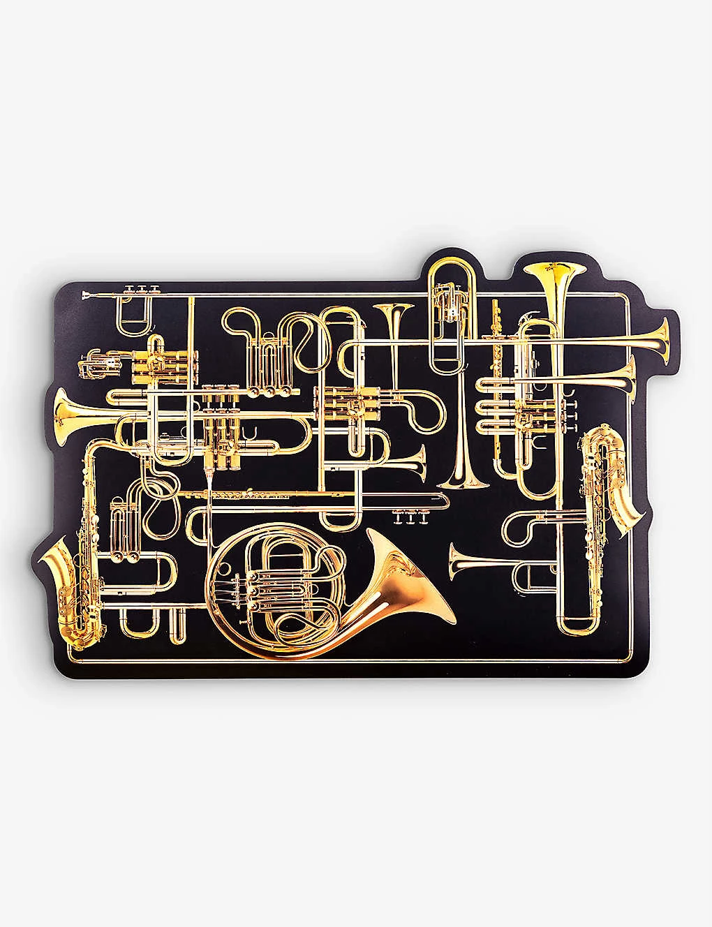 Seletti Wears TOILETPAPER Trumpets Cork Placemat 45cm X 35.8cm 3 Seletti Wears TOILETPAPER Trumpets Cork Placemat 45cm X 35.8cm