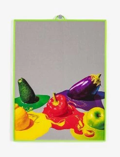 SELETTI Vegetables Glass Mirror 23cm X 17.5cm