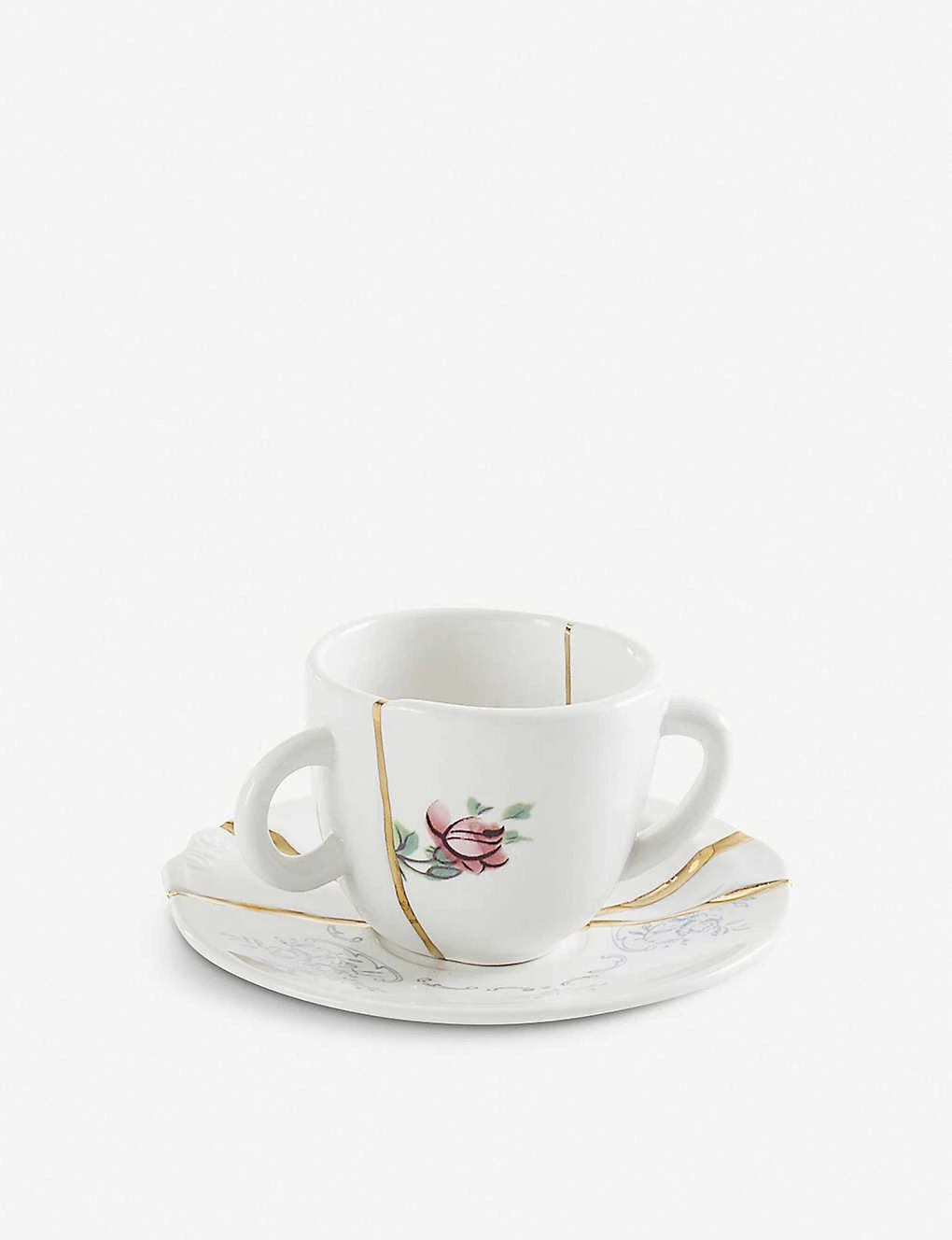 SELETTI Kintsugi N1 Porcelain Coffee Cup And Saucer 5 SELETTI Kintsugi N1 Porcelain Coffee Cup And Saucer - Imagen 3