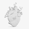SELETTI Love In A Bloom Glass Vase 16.7cm X 14.2 Cm