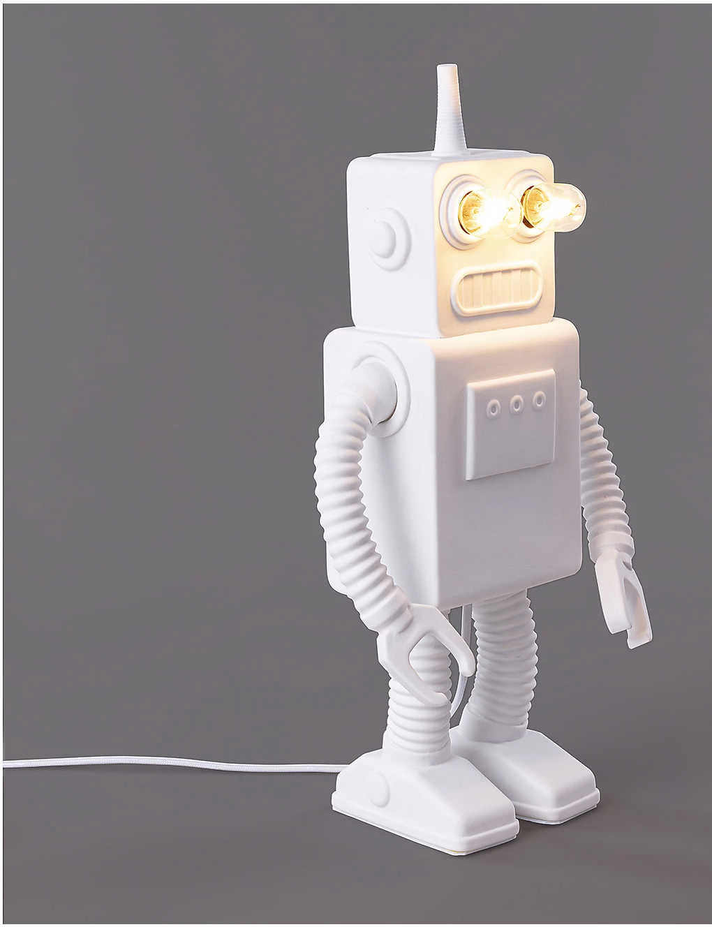 SELETTI Marcantonio Porcelain Robot Lamp 40.5cm 4 SELETTI Marcantonio Porcelain Robot Lamp 40.5cm - Imagen 2