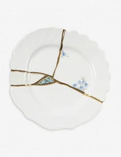 SELETTI Kintsugi N3 Porcelain And 24ct Gold Fruit Plate 21cm -SELETTI Cheap Deals unnamed file 715