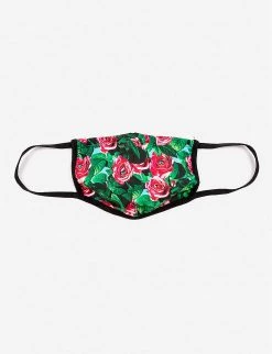 SELETTI Toiletpaper Roses Microfiber Face Mask For Womens