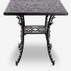 SELETTI ALUMINIUM SQUARE TABLE INDUSTRY BLACK