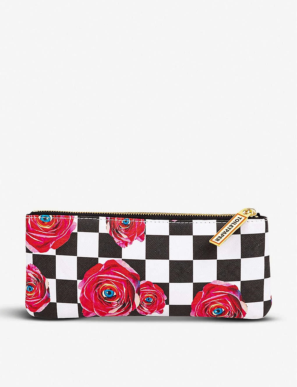 Seletti Wears Toiletpaper Floral-print Faux-leather Pencil Case 21cm X 9cm 5 Seletti Wears Toiletpaper Floral-print Faux-leather Pencil Case 21cm X 9cm - Imagen 3