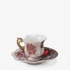 SELETTI Hybrid Sagala Porcelain Coffee Cup And Saucer