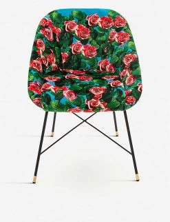 Seletti Wears Toiletpaper Rose-print Velvet Chair 50cm X 60cm 9 Seletti Wears Toiletpaper Rose-print Velvet Chair 50cm X 60cm -SELETTI Cheap Deals unnamed file 757