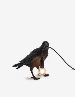 SELETTI Bird Waiting Resin Lamp 10.5cm