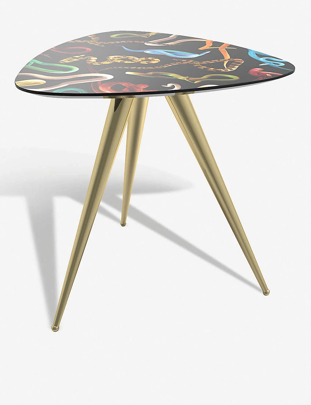 SELETTI Snakes Wooden Side Table 48cm 4 SELETTI Snakes Wooden Side Table 48cm - Imagen 2